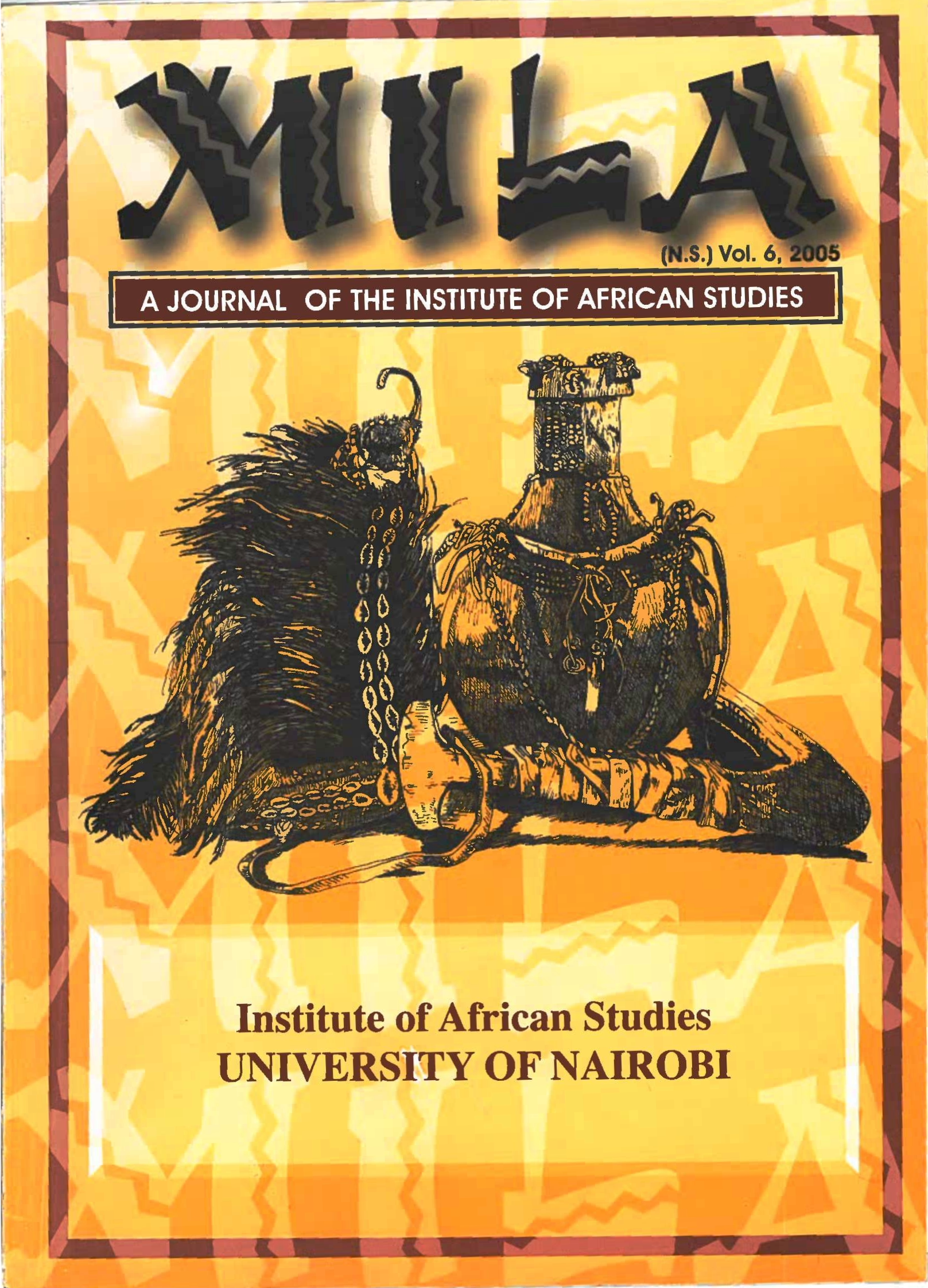 Journal of the Institute of African Studies (Vol.6, 2005)